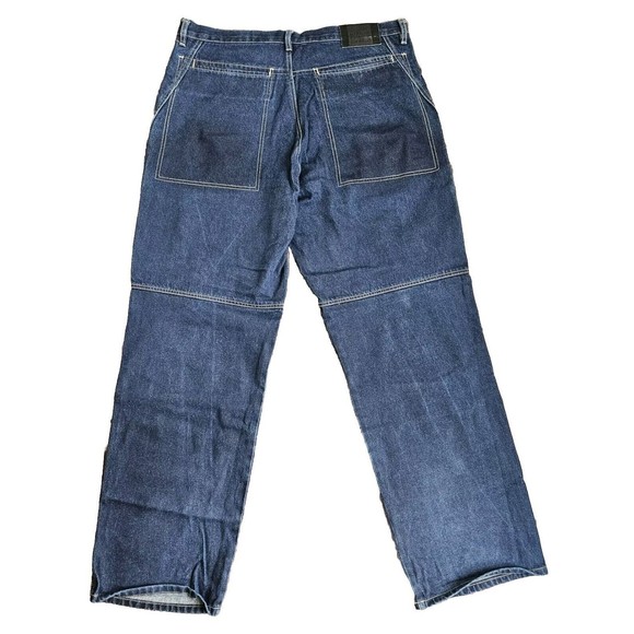 Marithe Francois Girbaud Jeans Mens 38L Blue Baggy Y2K Streetwear Skater Hip Hop - Picture 2 of 14